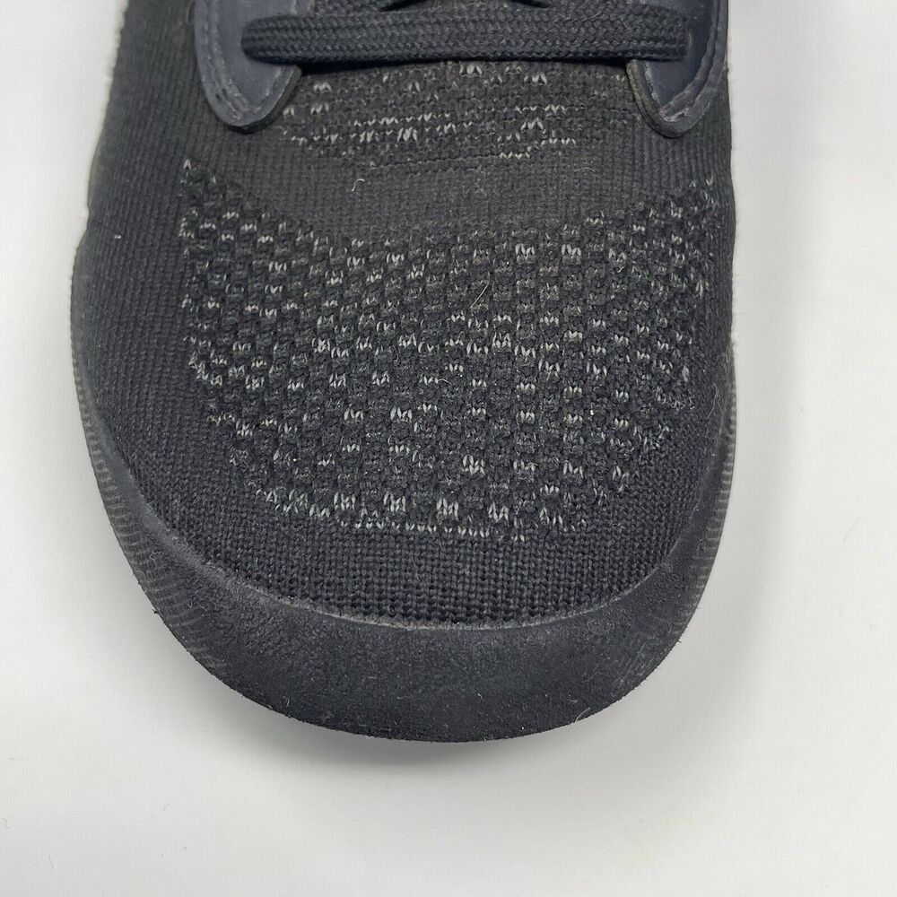 Vessi Weekend Sneakers Mens 10 Asphalt Black Fabric Waterproof Vegan Comfort - Picture 11 of 16